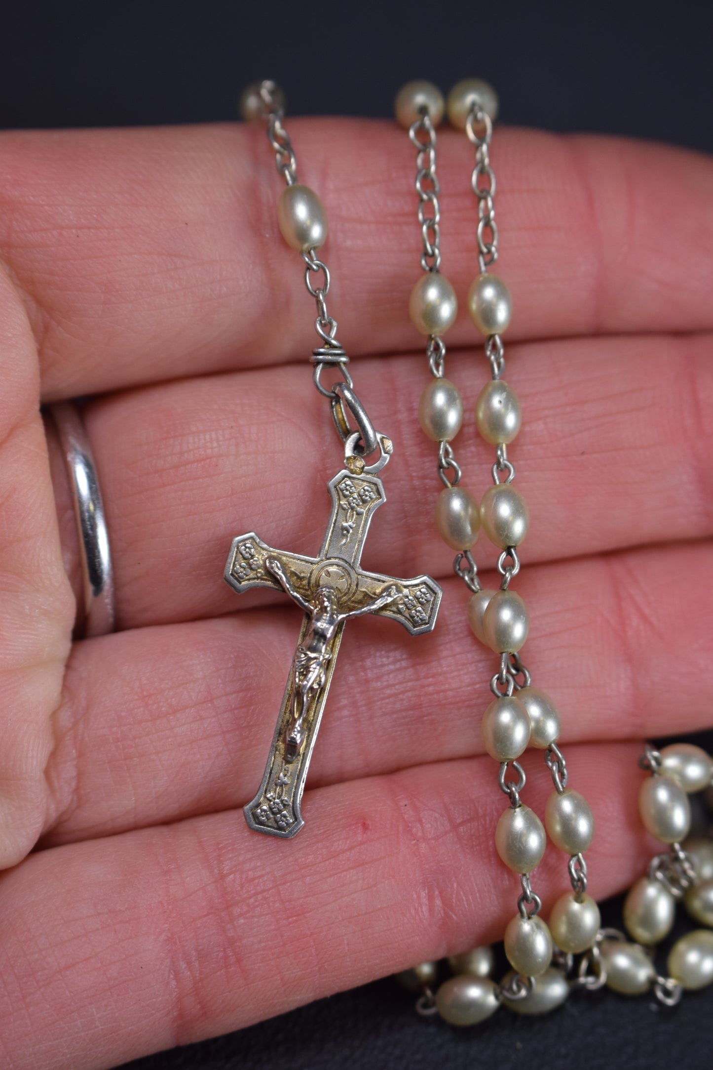 Chapelet de perles de culture