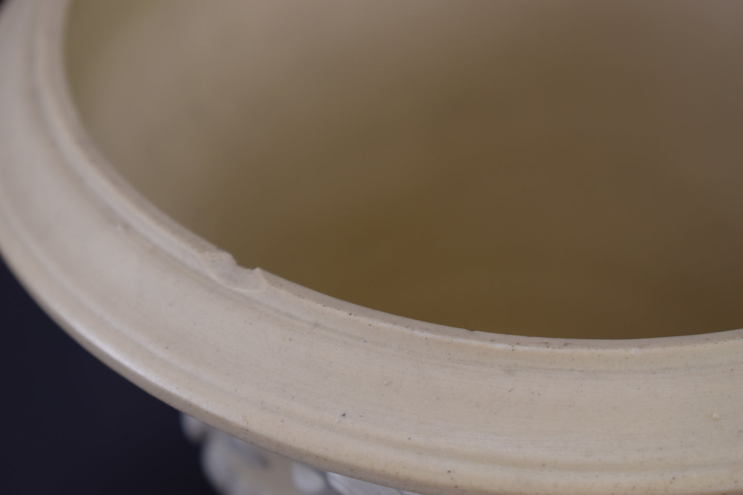 Sarreguemines Jasper Ware Cache Pots