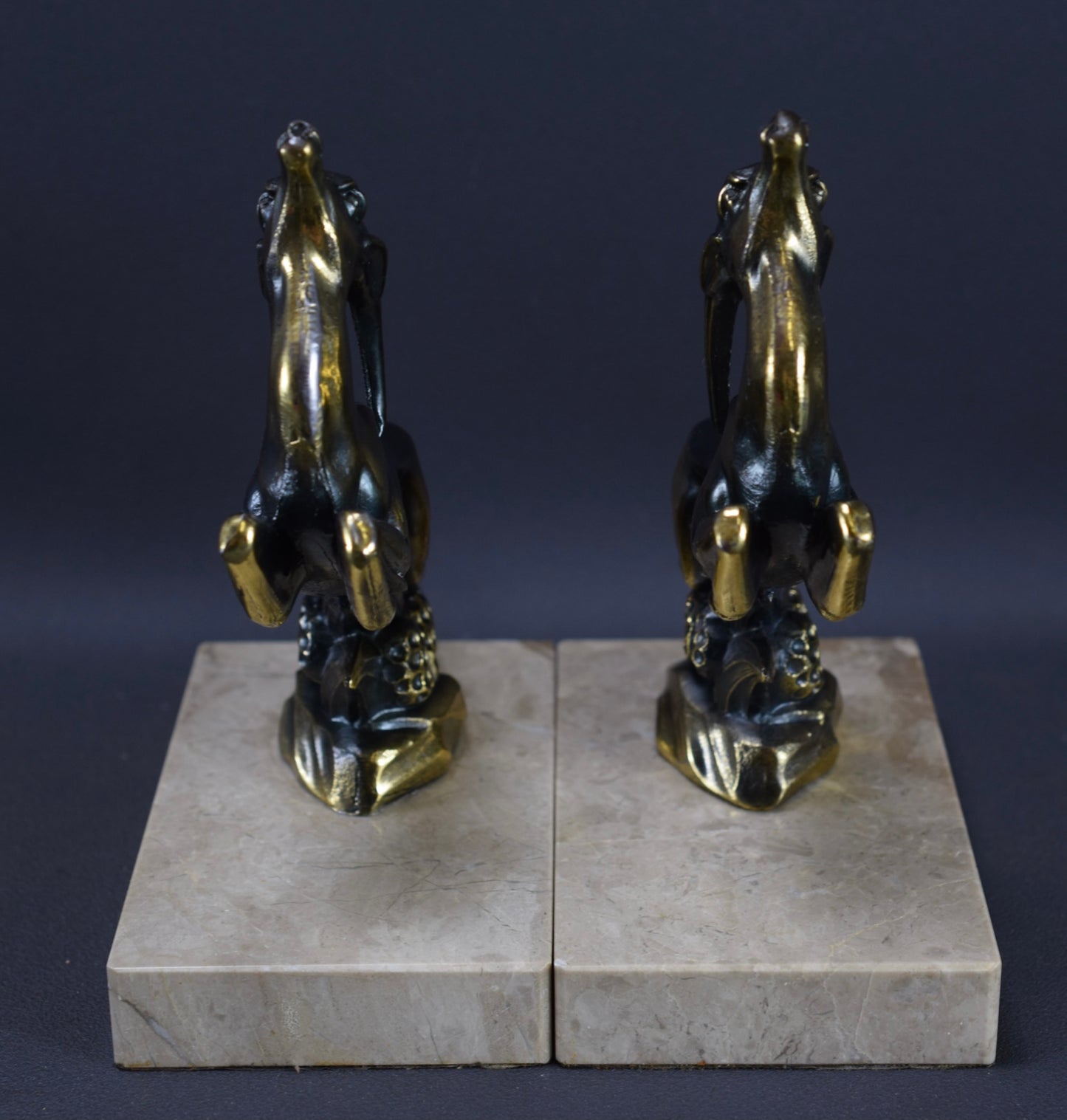 Art Deco Antelope Bookends
