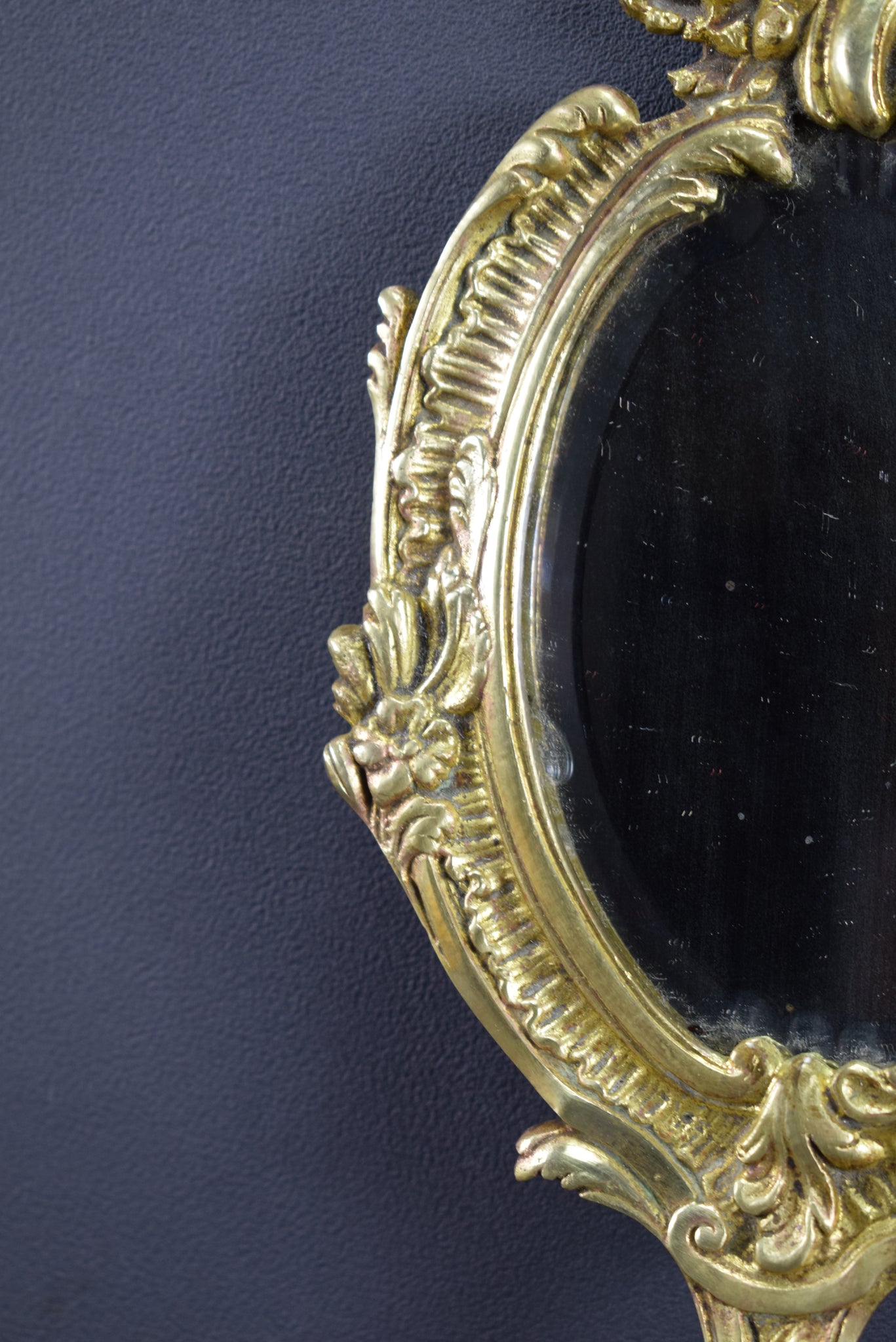 Bronze hand mirror 19th