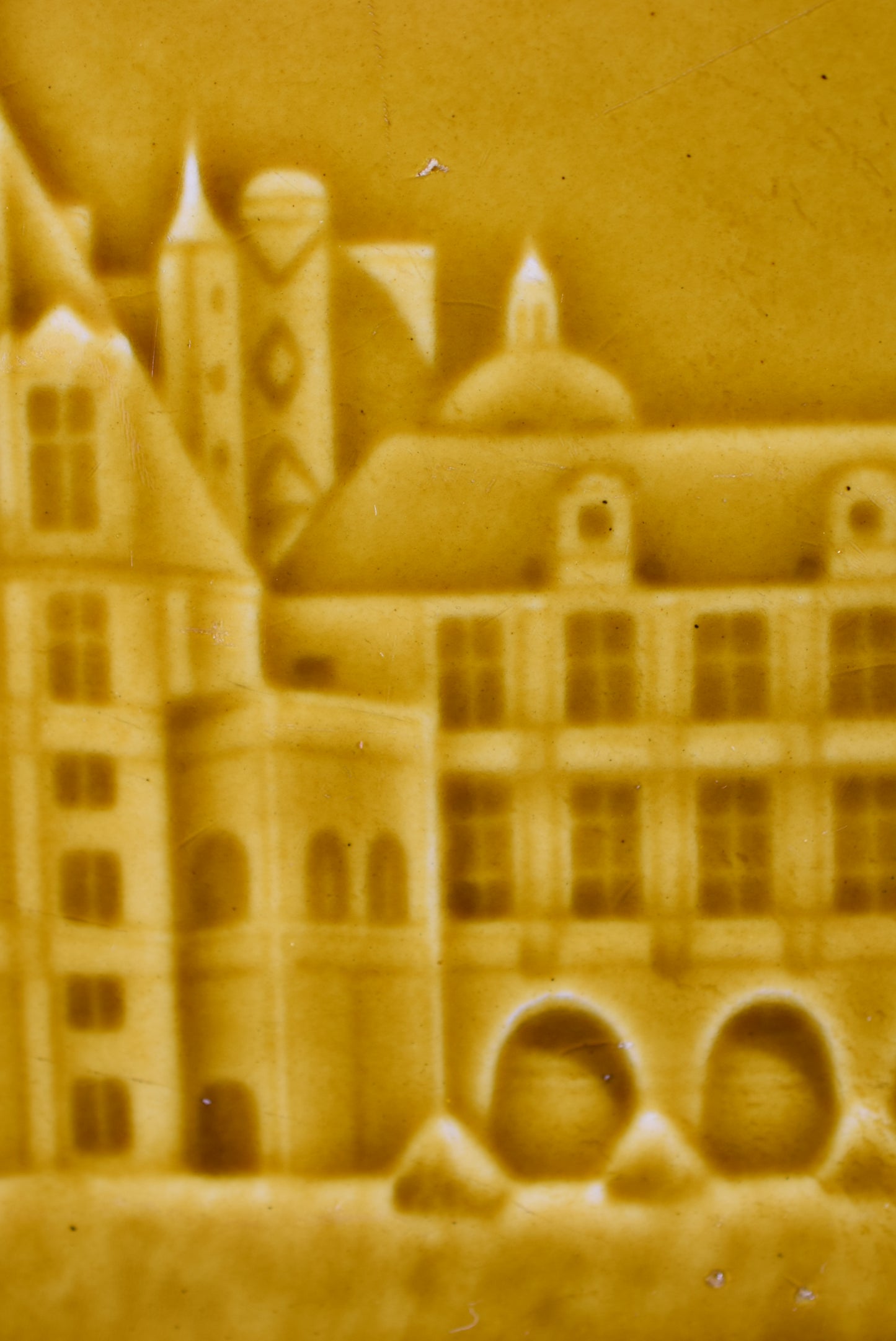 Plateau Château Gien Majolique Chambord