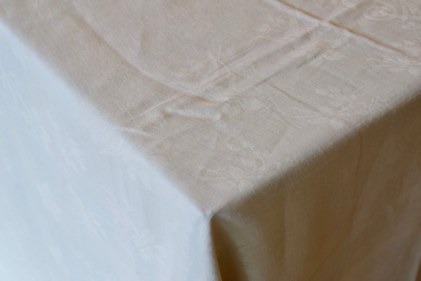 Vintage White Tablecloth