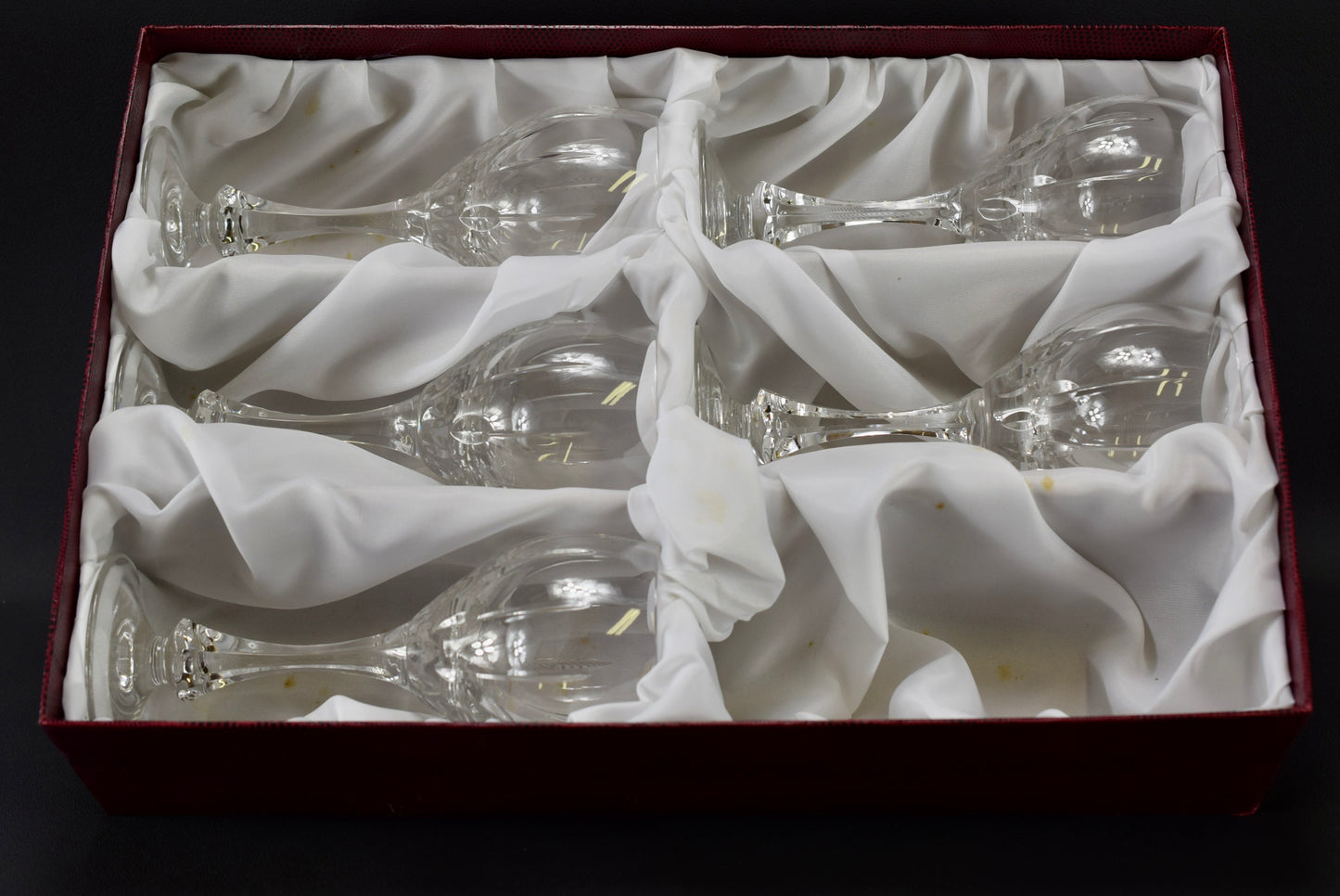 Verres à vin en cristal de Baccarat