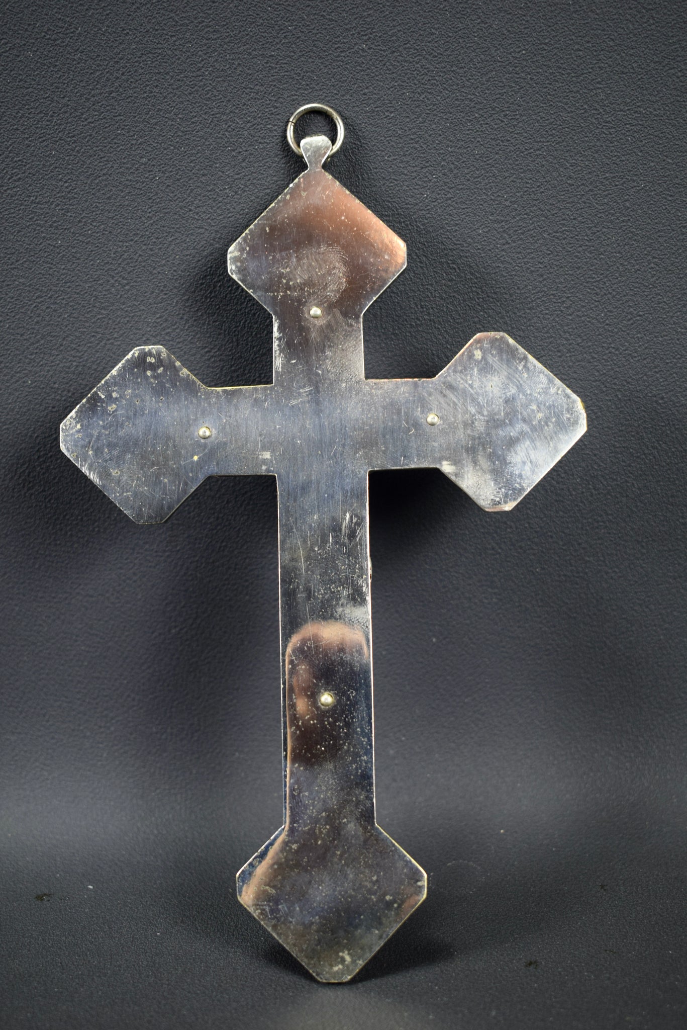 Silver Bronze Crucifix