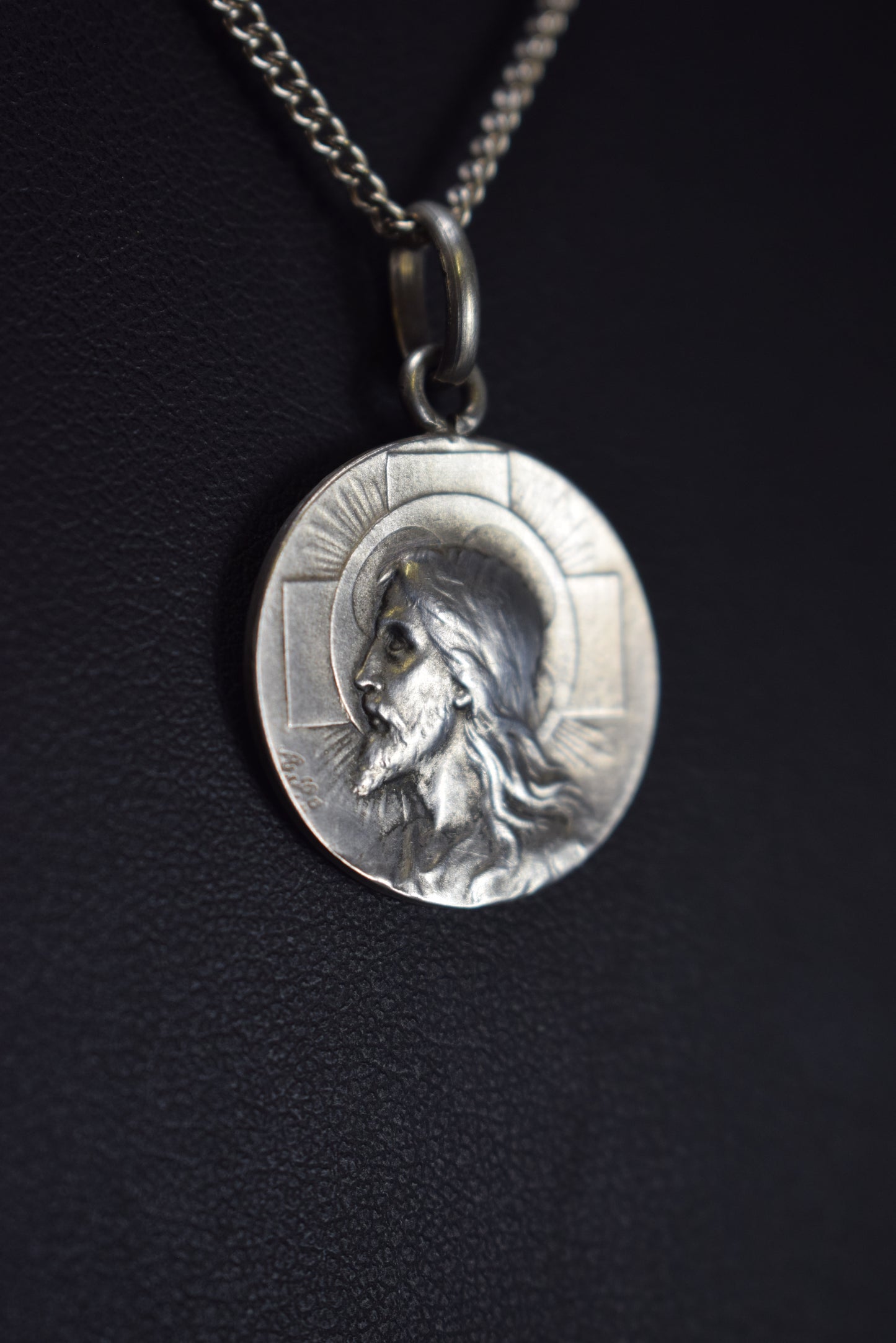 Médaille du Christ en argent sterling