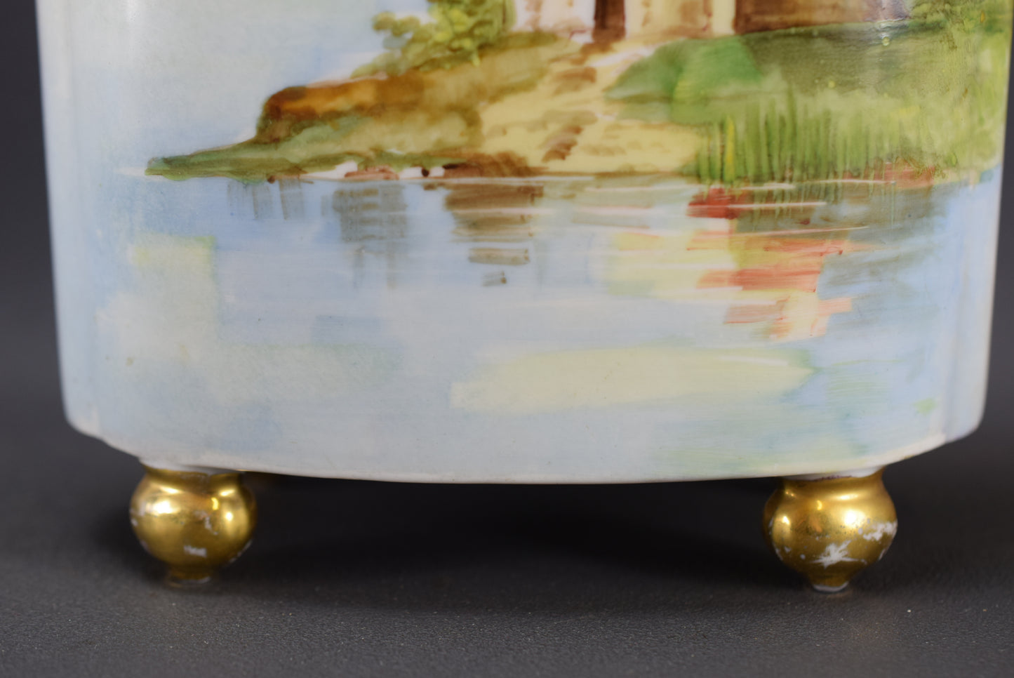 Limoges Painted Vase