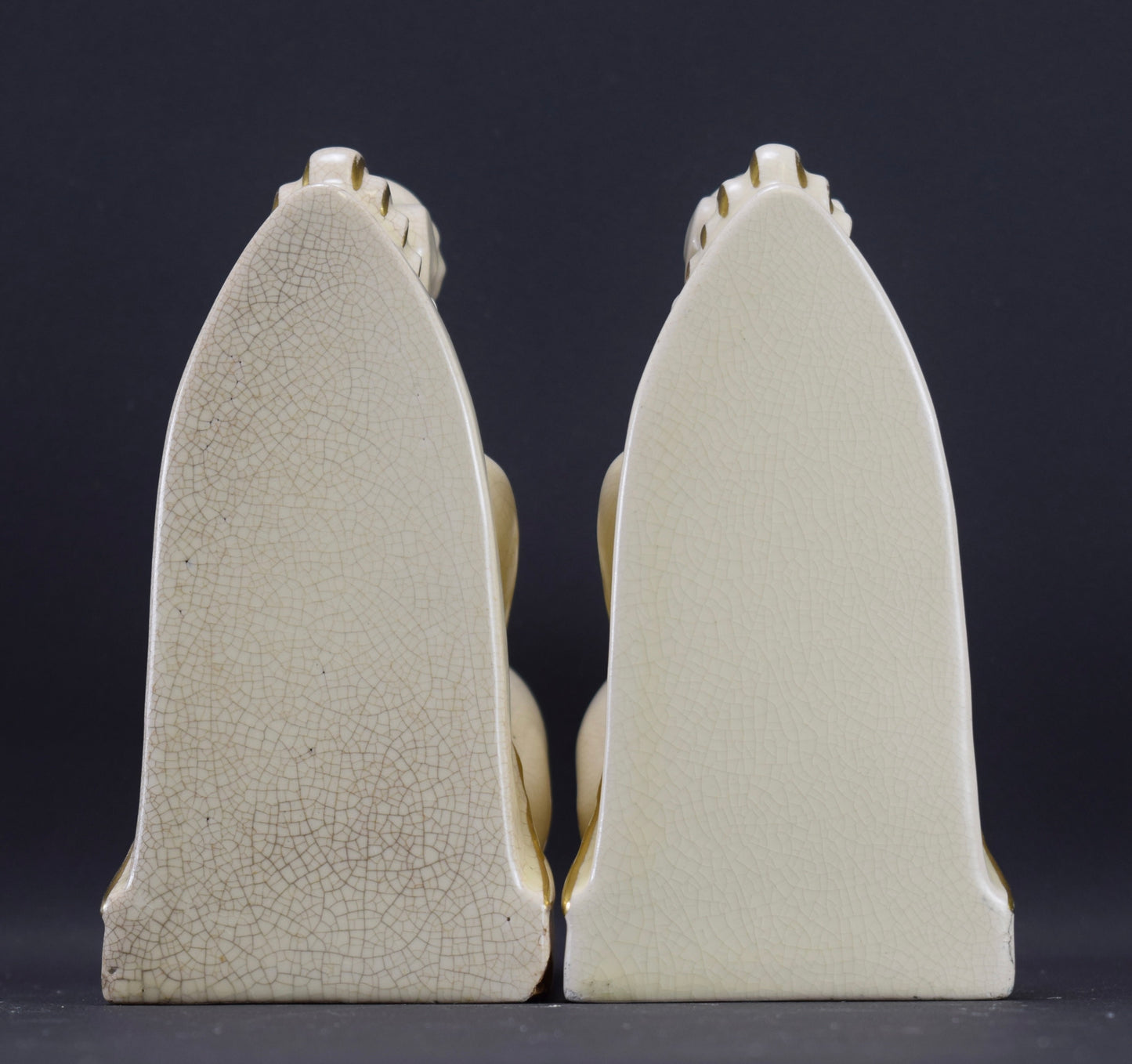 Art Deco Mermaid Bookends Lejan