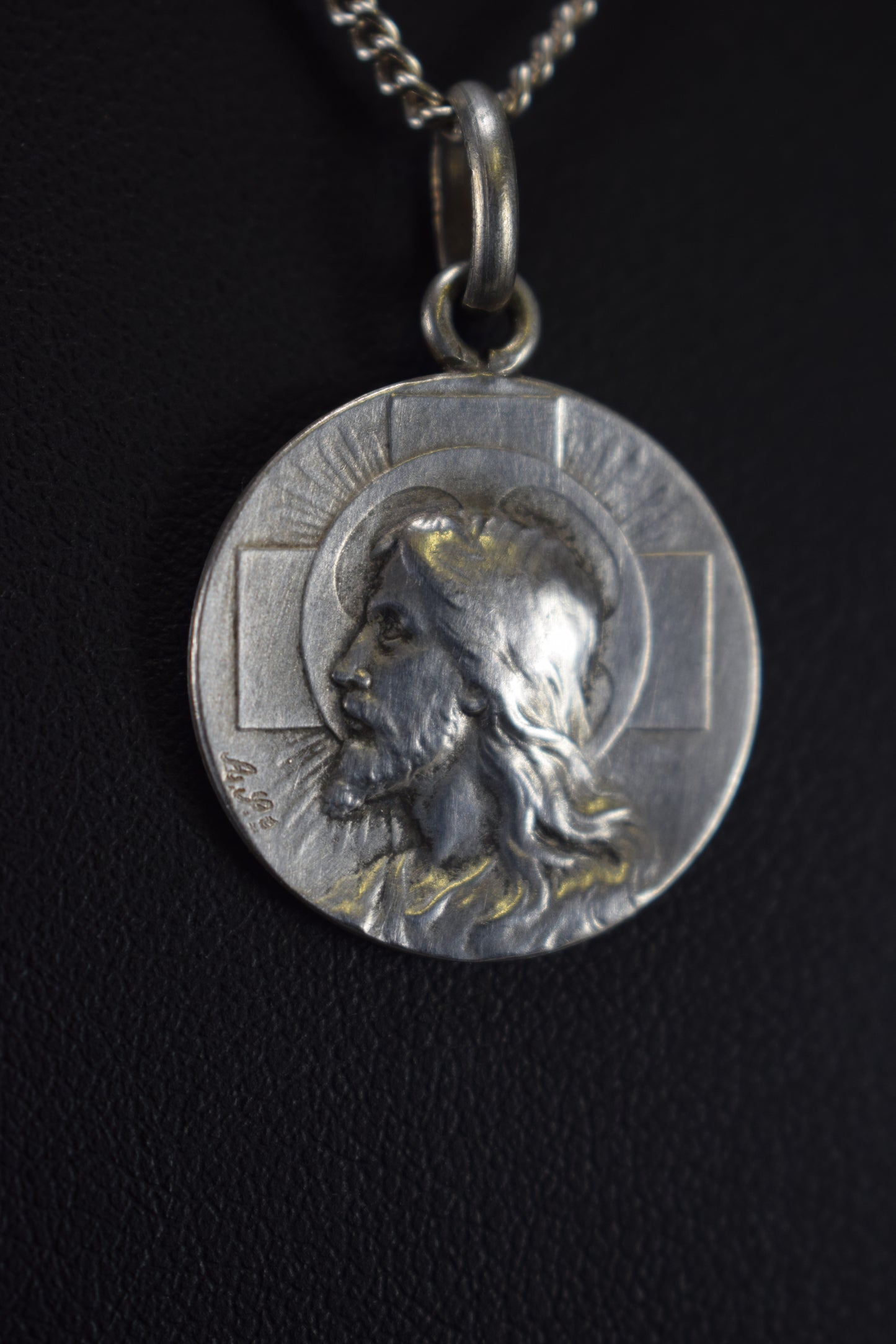 Médaille du Christ en argent sterling