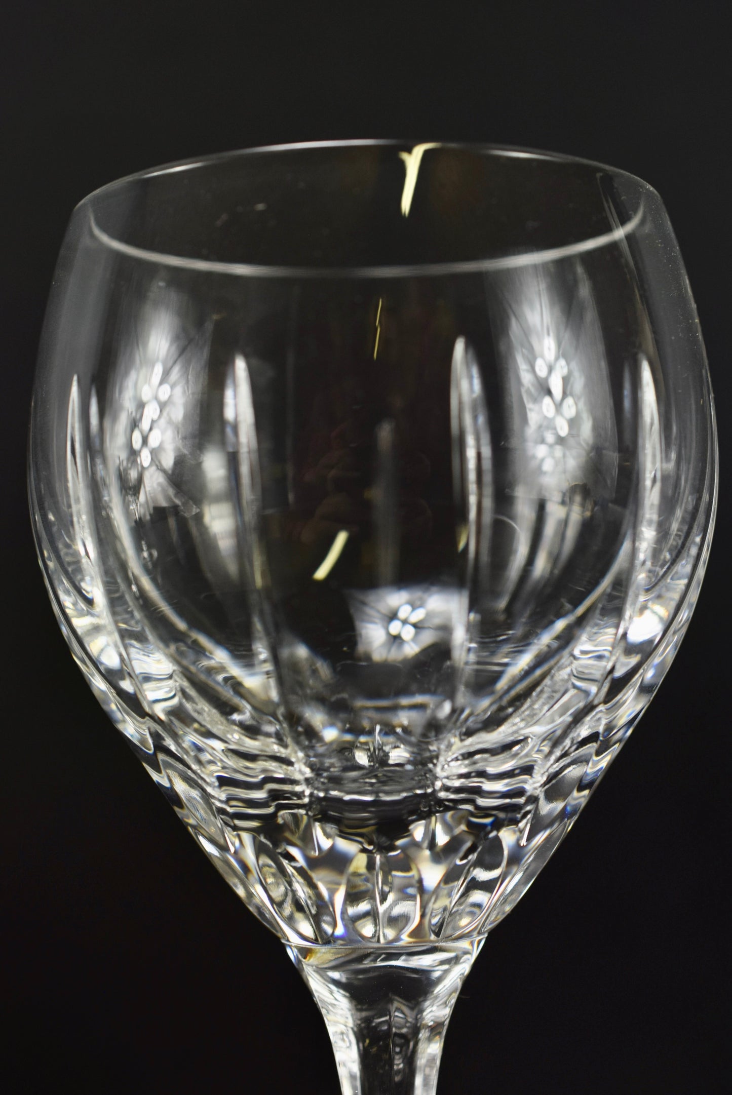 Verres à vin en cristal de Baccarat
