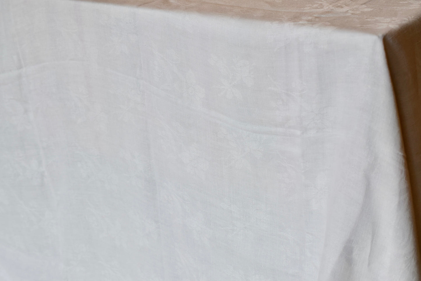 Vintage White Tablecloth