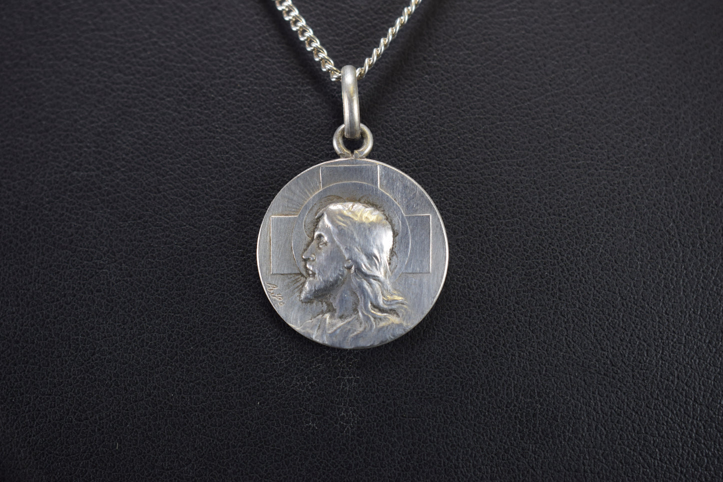 Médaille du Christ en argent sterling