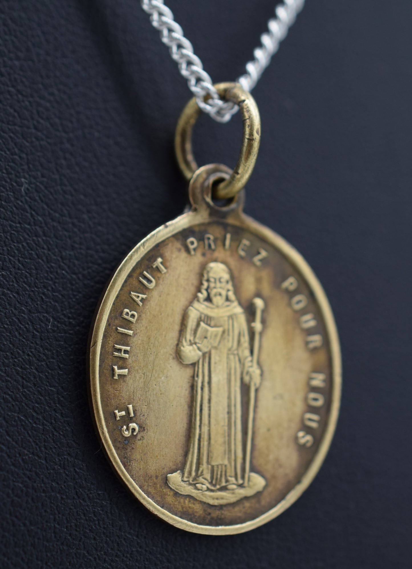 St Theobald of Provins Medal Saint Thibaut Pendant
