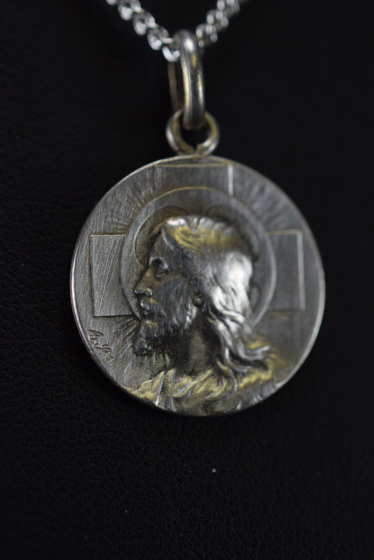 Médaille du Christ en argent sterling