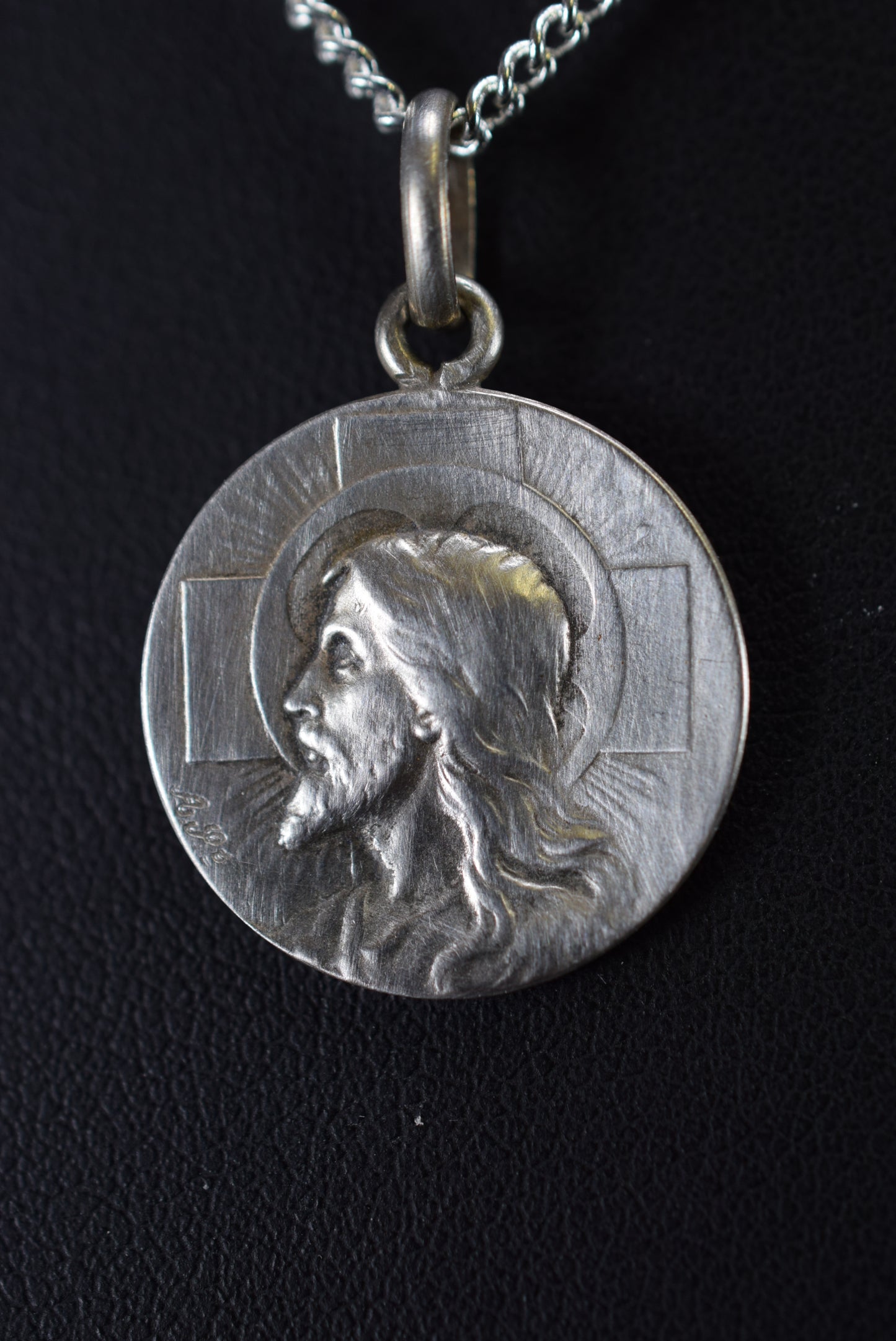 Médaille du Christ en argent sterling