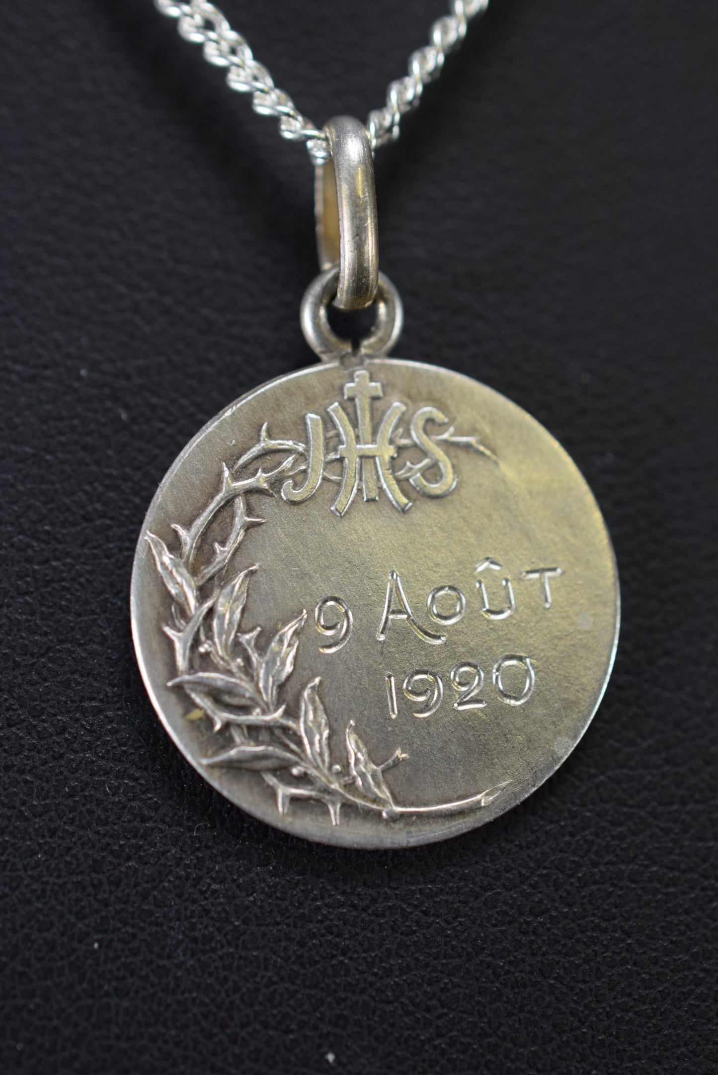 Médaille du Christ en argent sterling