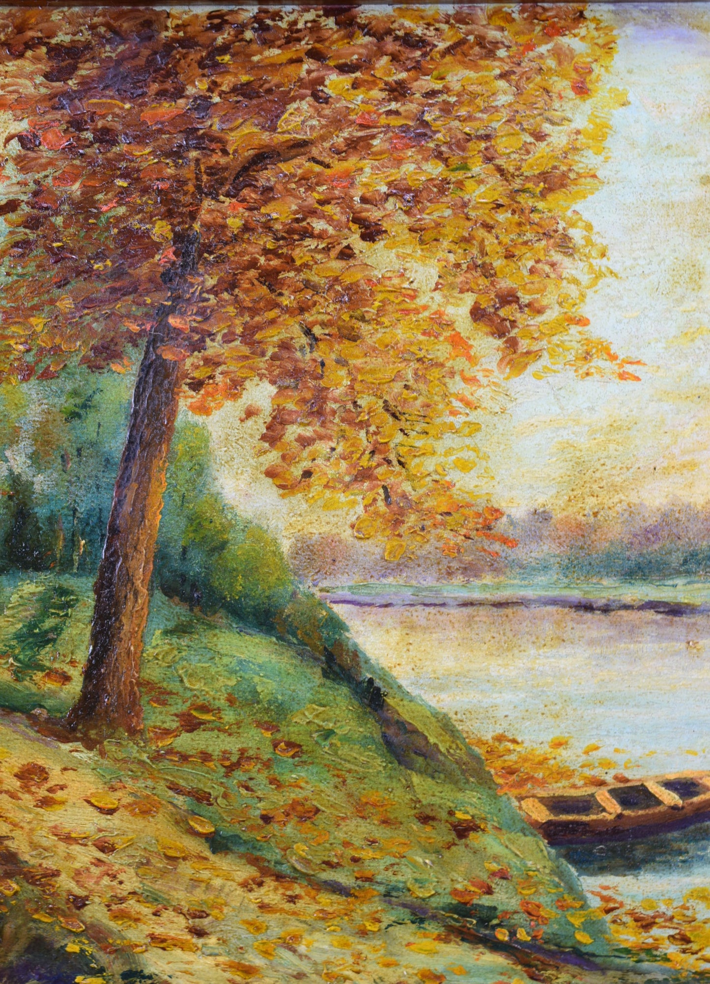 Peinture à l'huile d'automne