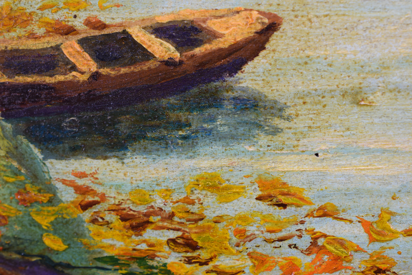 Peinture à l'huile d'automne