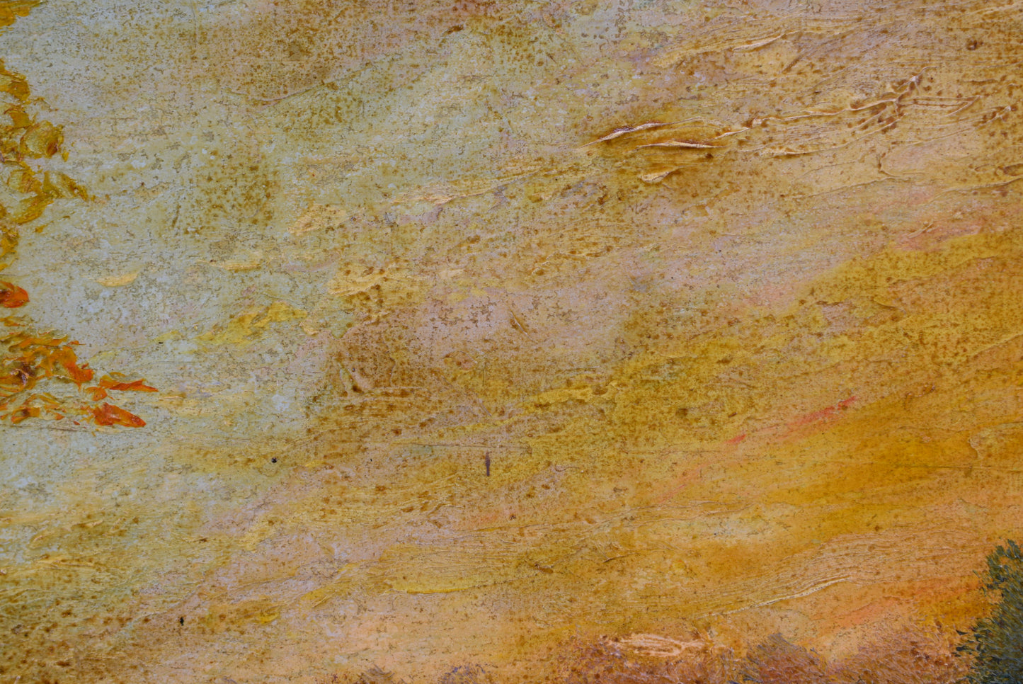 Peinture à l'huile d'automne