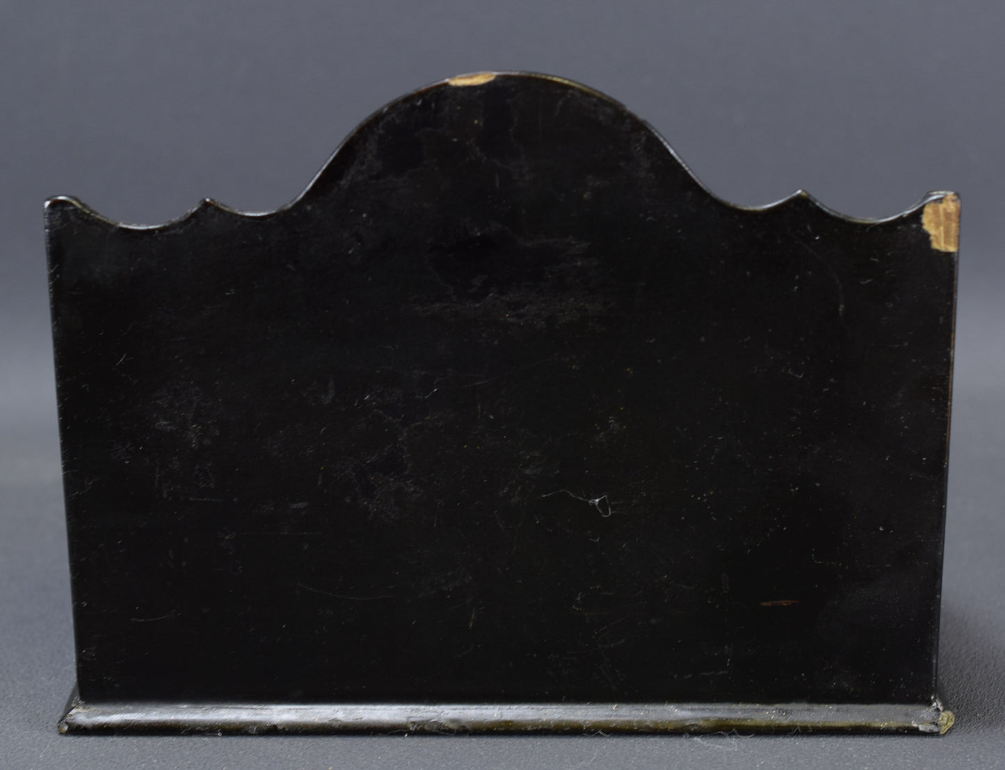 Victorian Paper Mache Desk Letter Rack Holder Caddy Holder