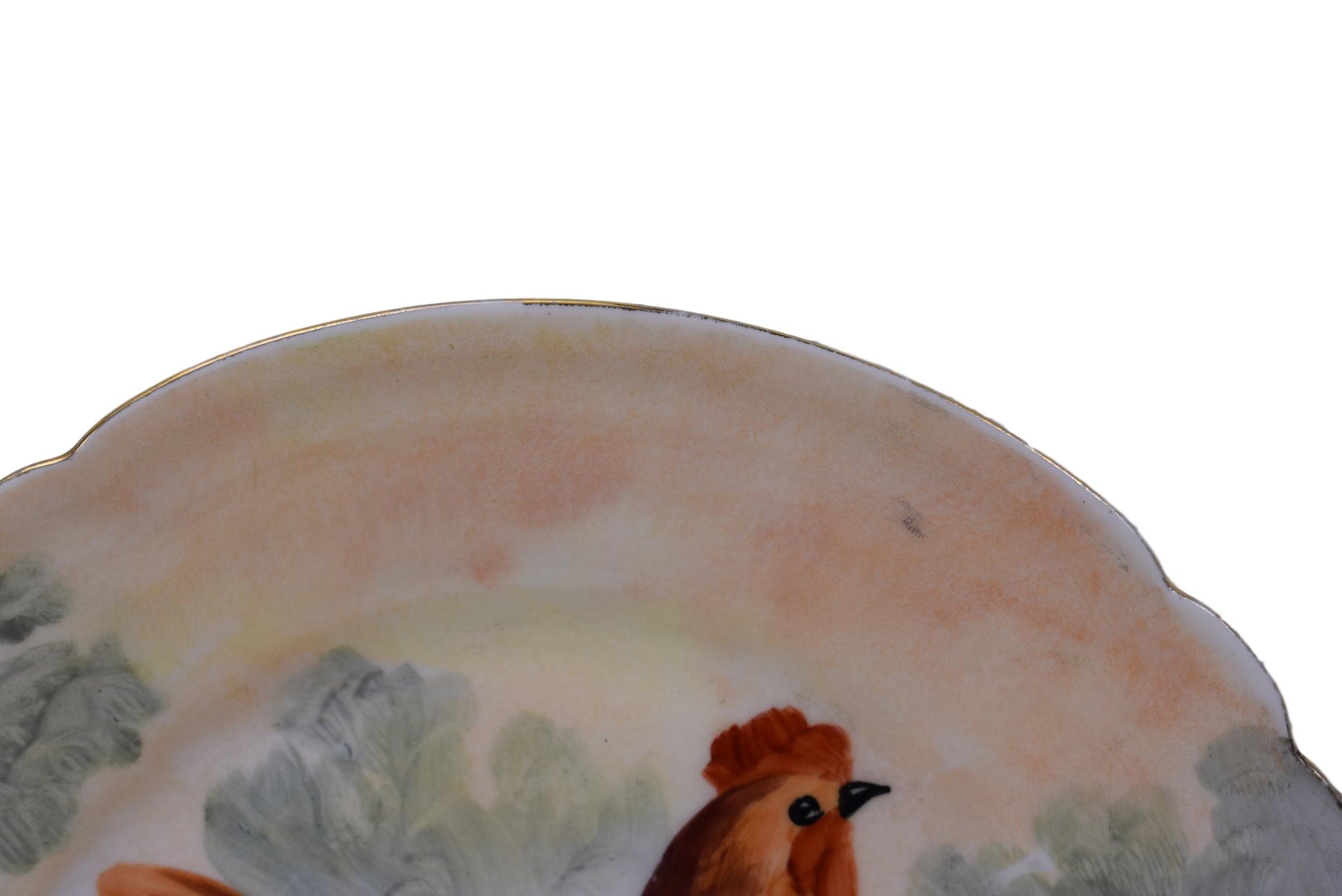 Hen Limoges Plate - Charmantiques