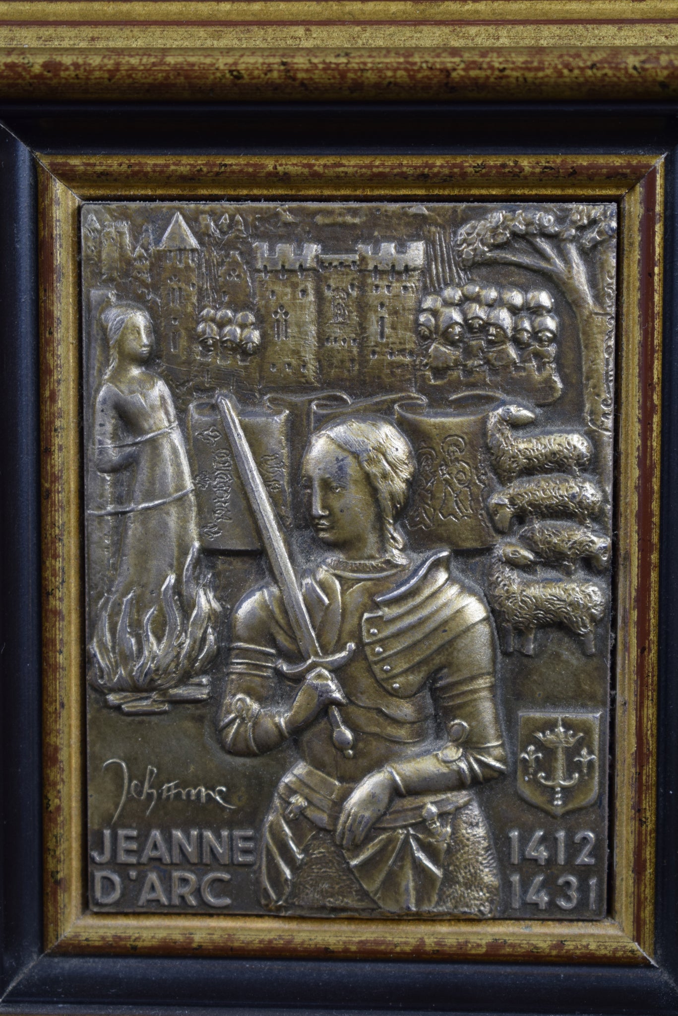 Religious Plaque Joan of Arc