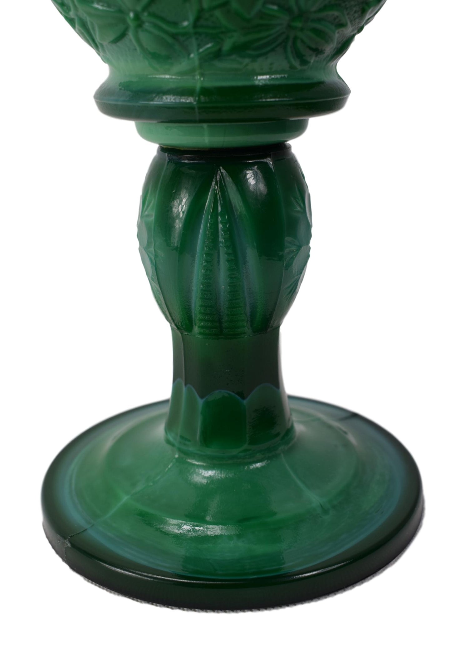 Hoffman Opaline Kerosene Lamp - Charmantiques