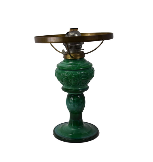 Hoffman Opaline Kerosene Lamp - Charmantiques