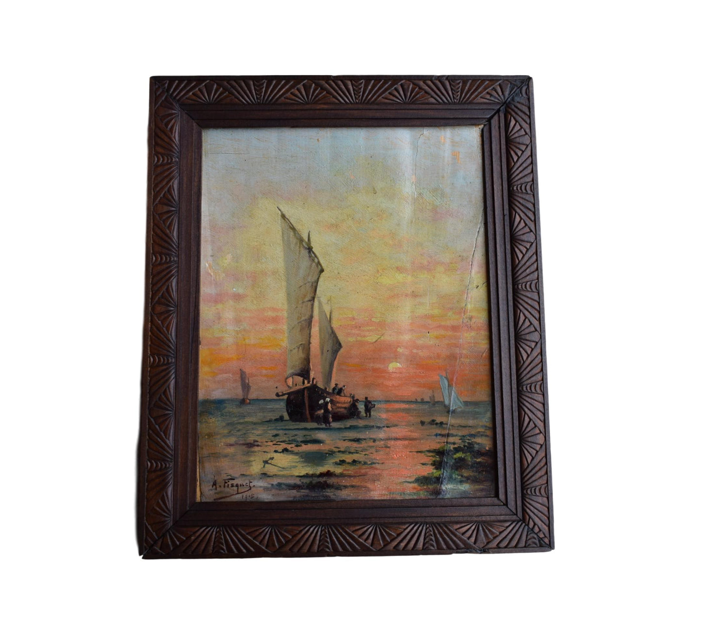 Antique Seascape - Charmantiques