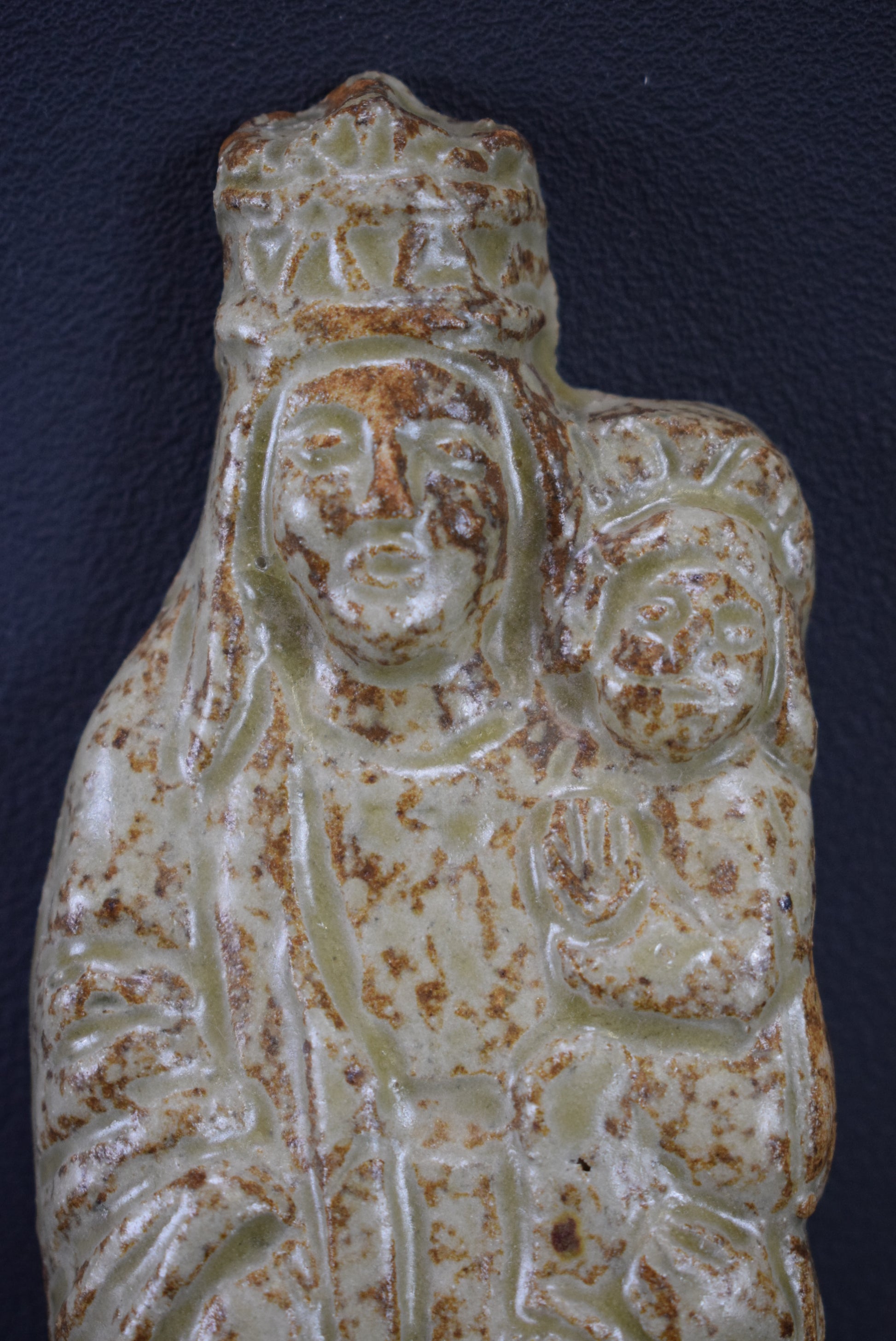 Pottery Holy Water Font - Charmantiques