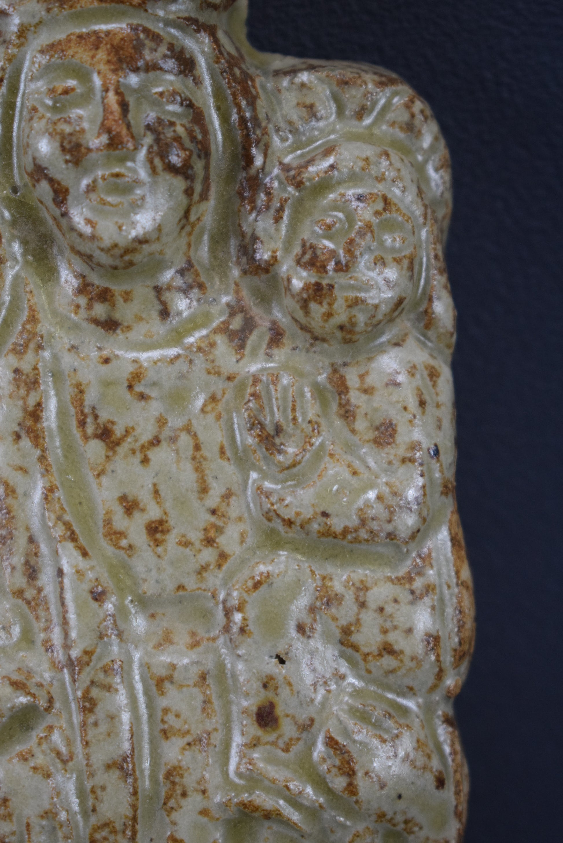 Pottery Holy Water Font - Charmantiques