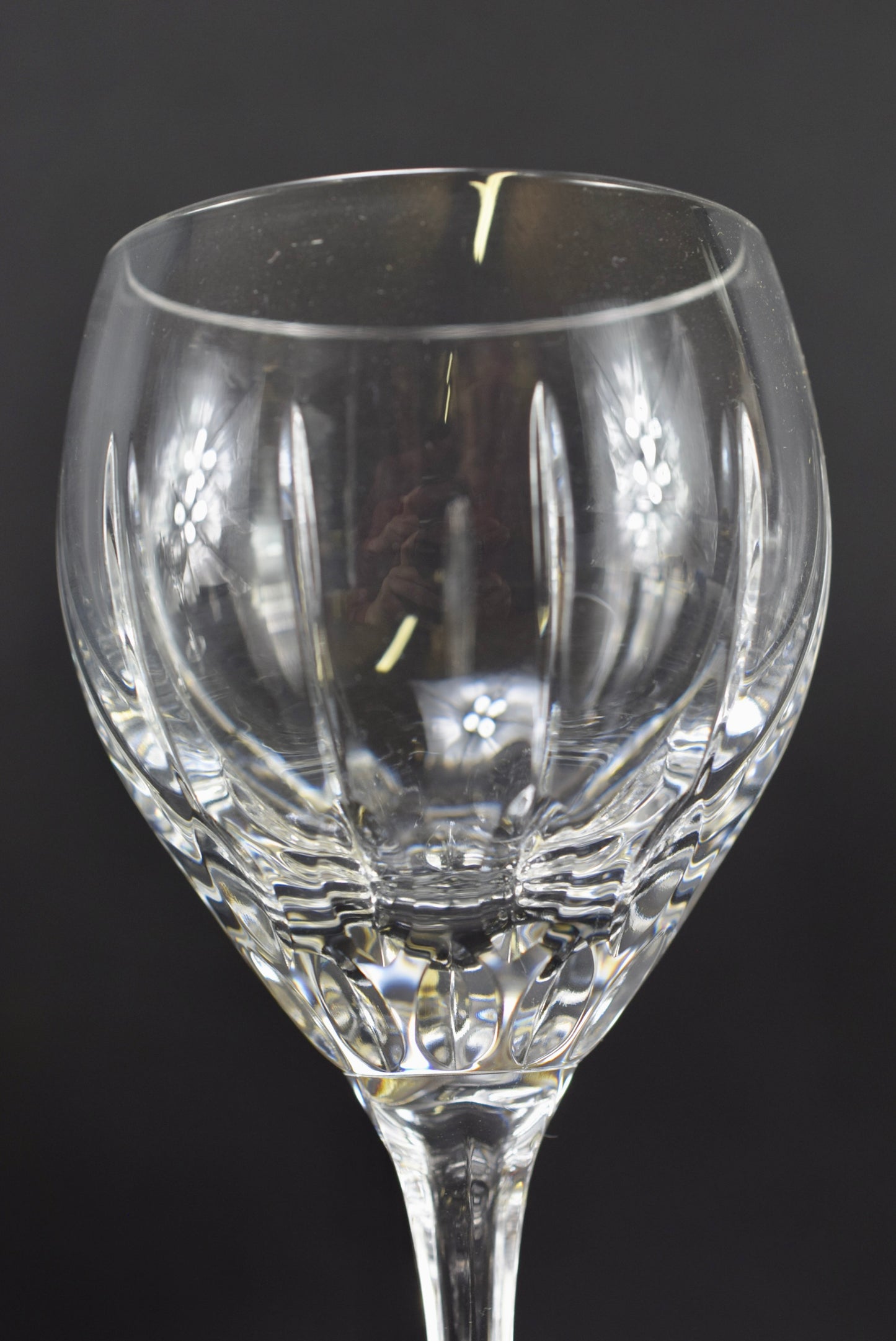 Verres à vin en cristal de Baccarat