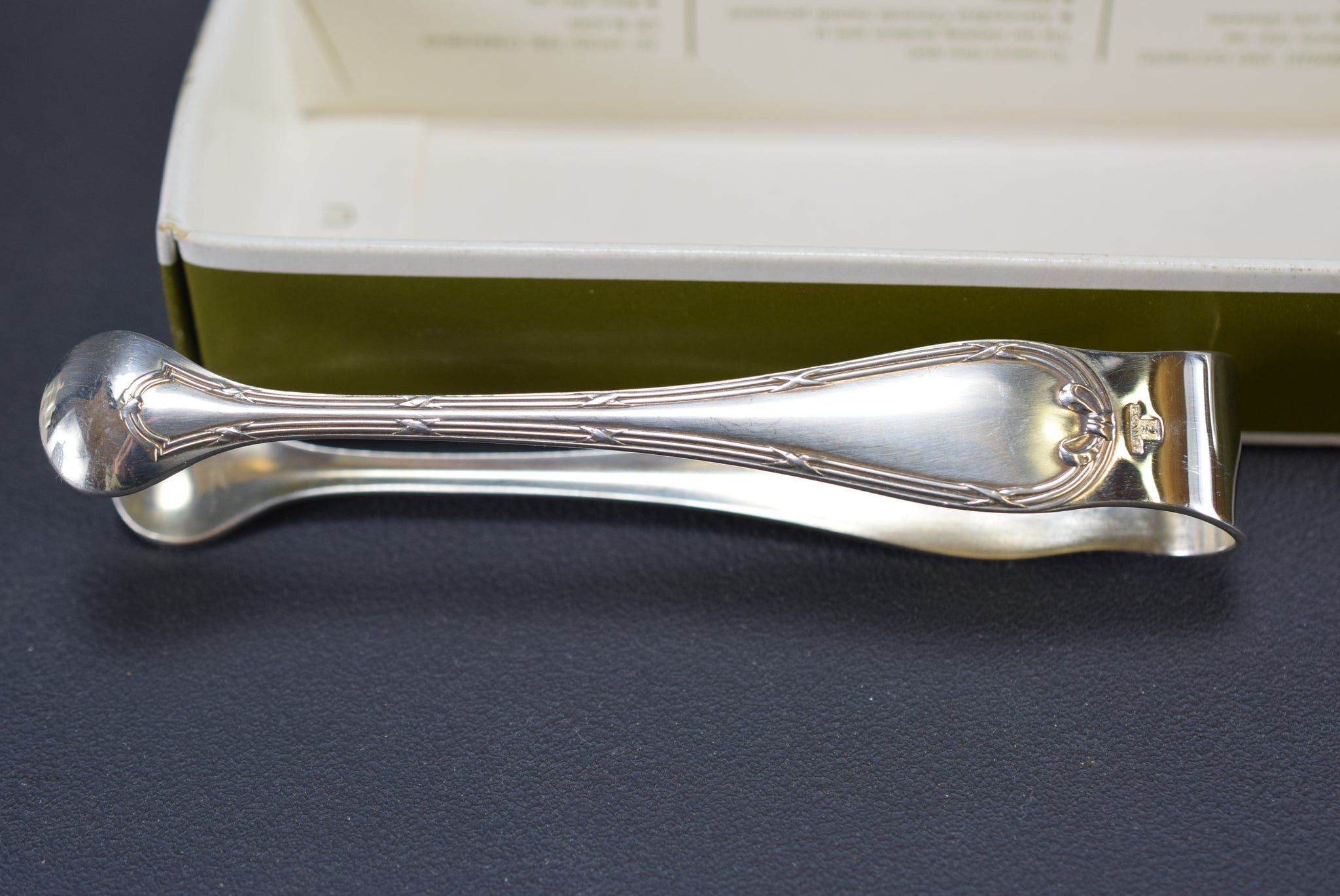 Christofle Ribbon Sugar Tongs