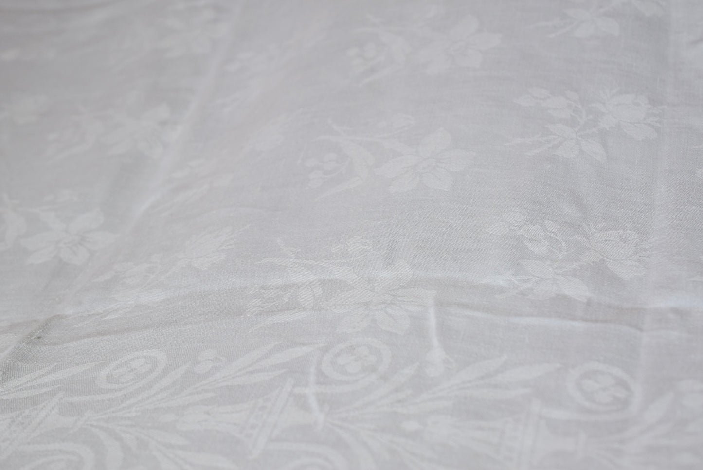 Vintage White Tablecloth
