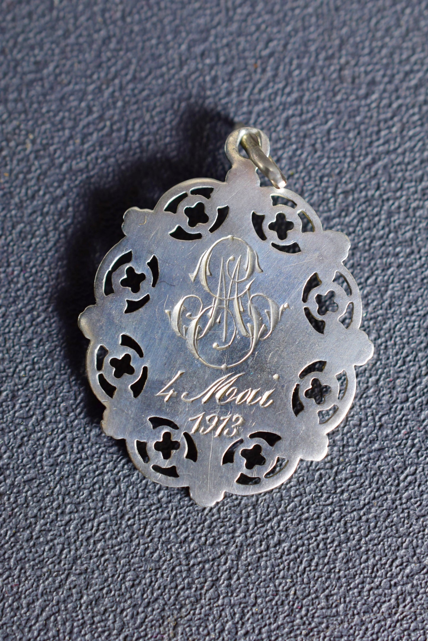 Large Sterling Silver Chalice Medal