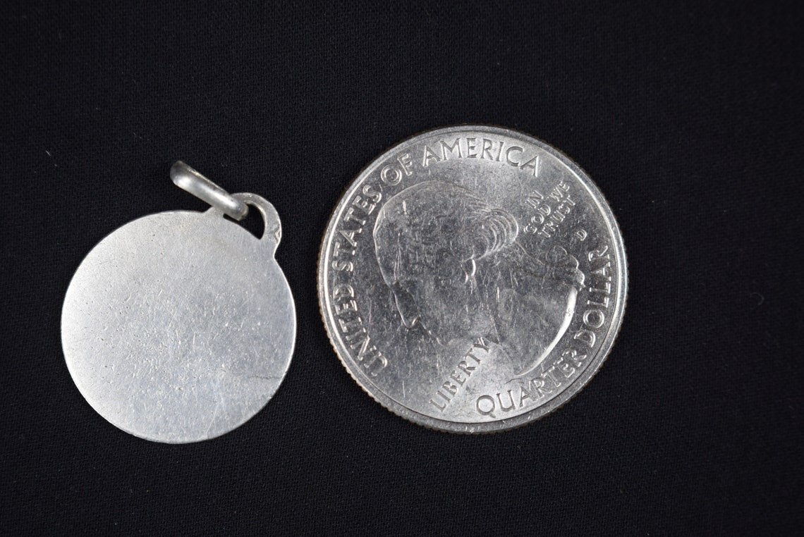 St Christopher Medal by Cham Silver