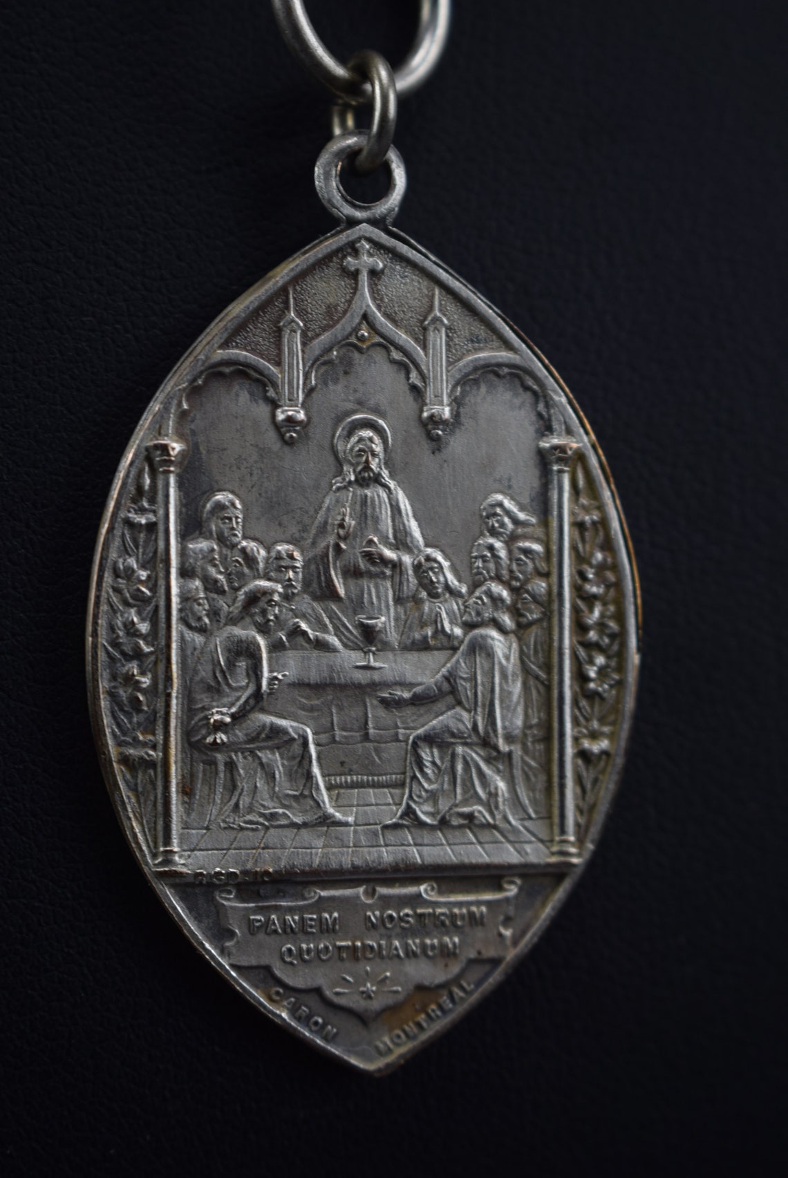 Last Supper of Jesus Pendant Canadian 1910 Medal