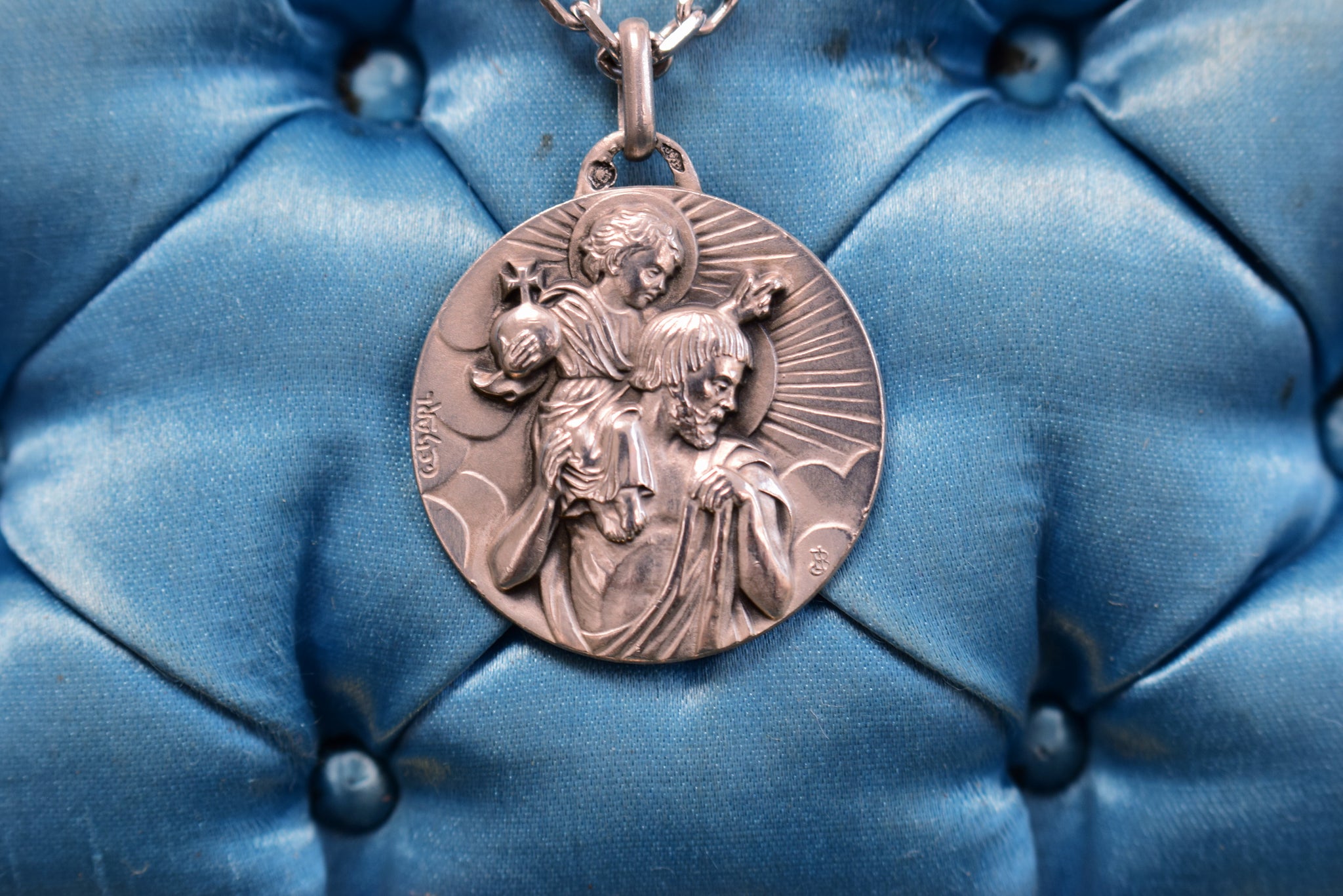 St Christopher Necklace by C Charl