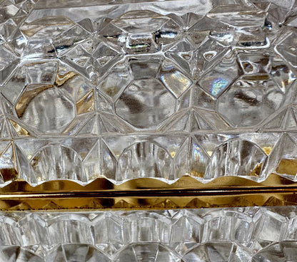 Large Crystal Hinged Box