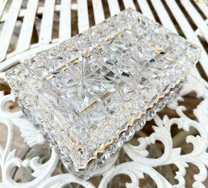 Large Crystal Hinged Box