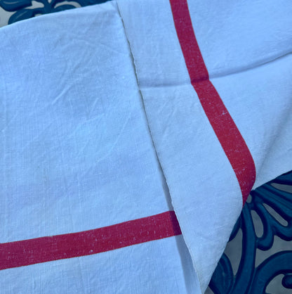 Kitchen Towel with Red Stripes