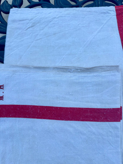 Set of 5 Linen Towels "MH"