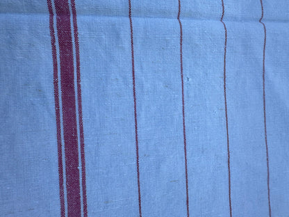 Linen Tea Towel w Red Stripes