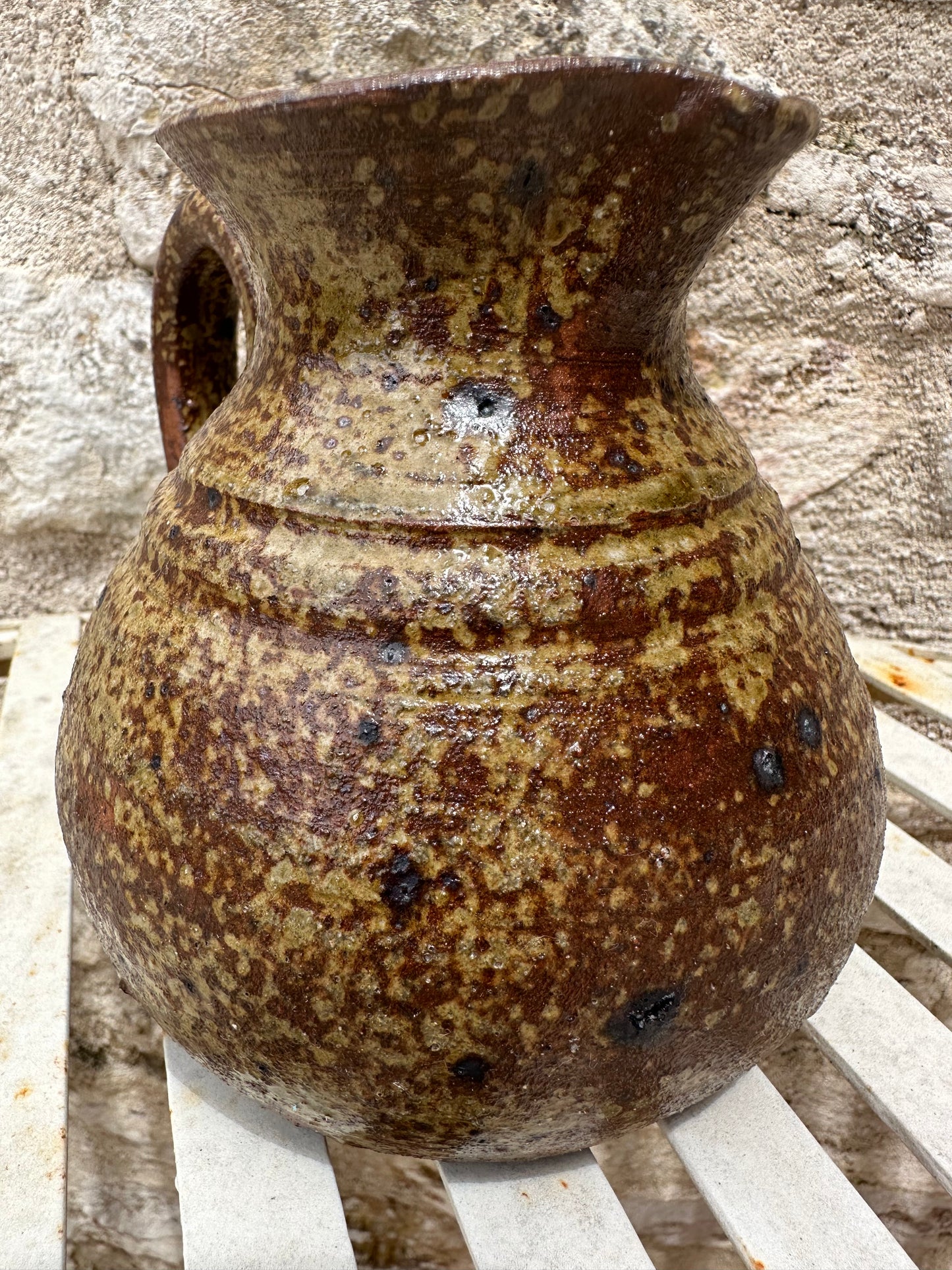 Stoneware Pottery Pitcher