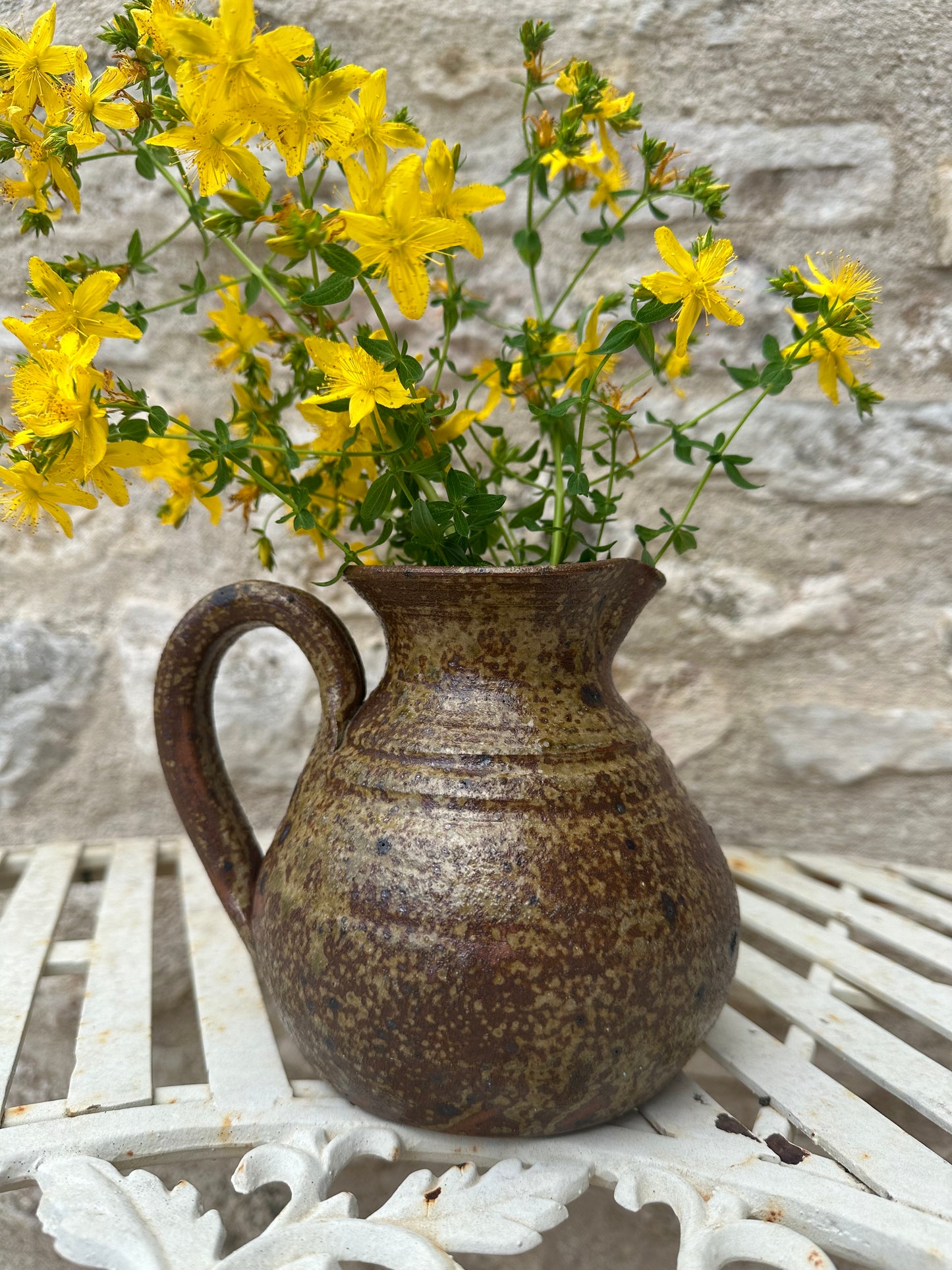 Stoneware Pottery Pitcher