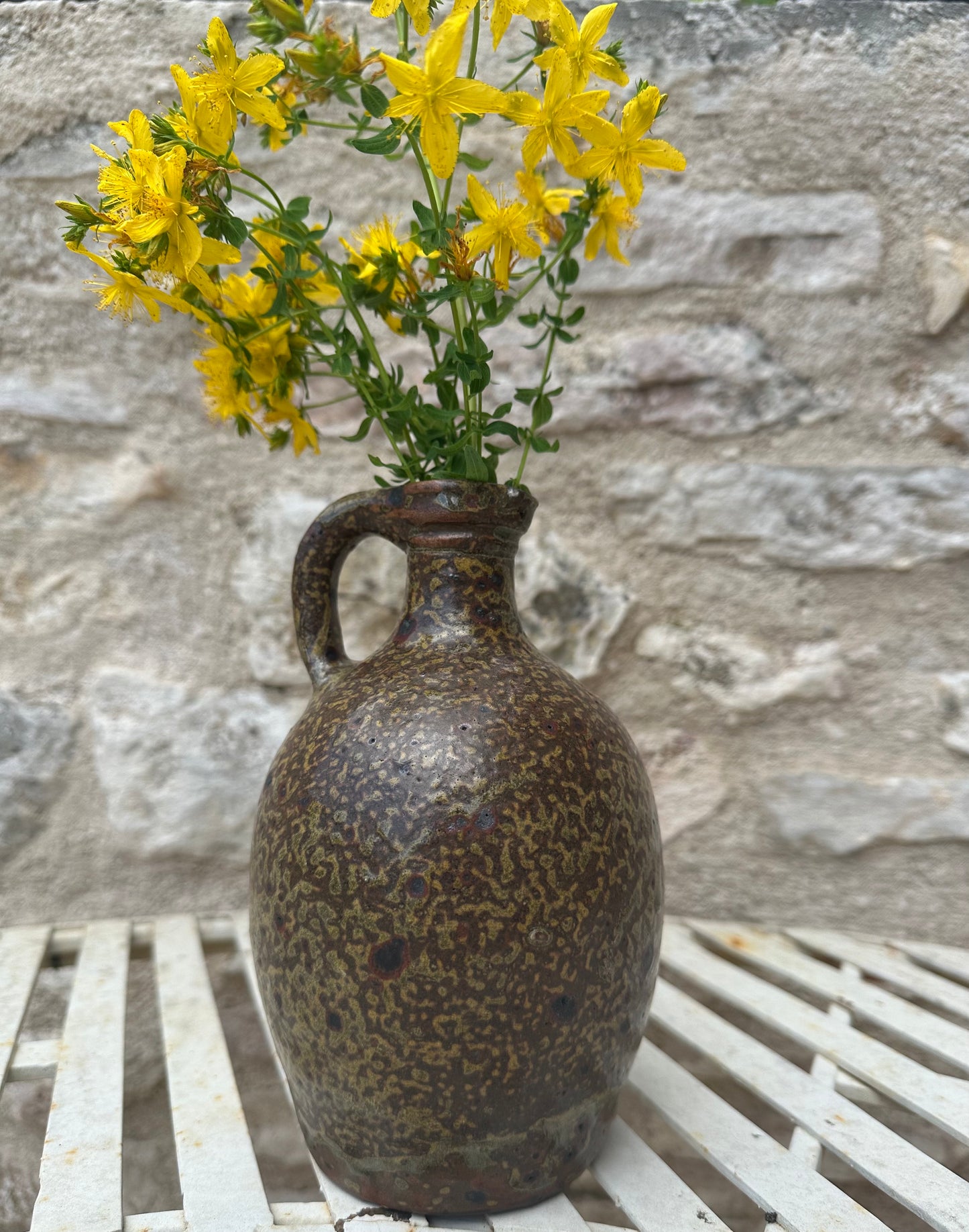 Stoneware Pottery Bottle