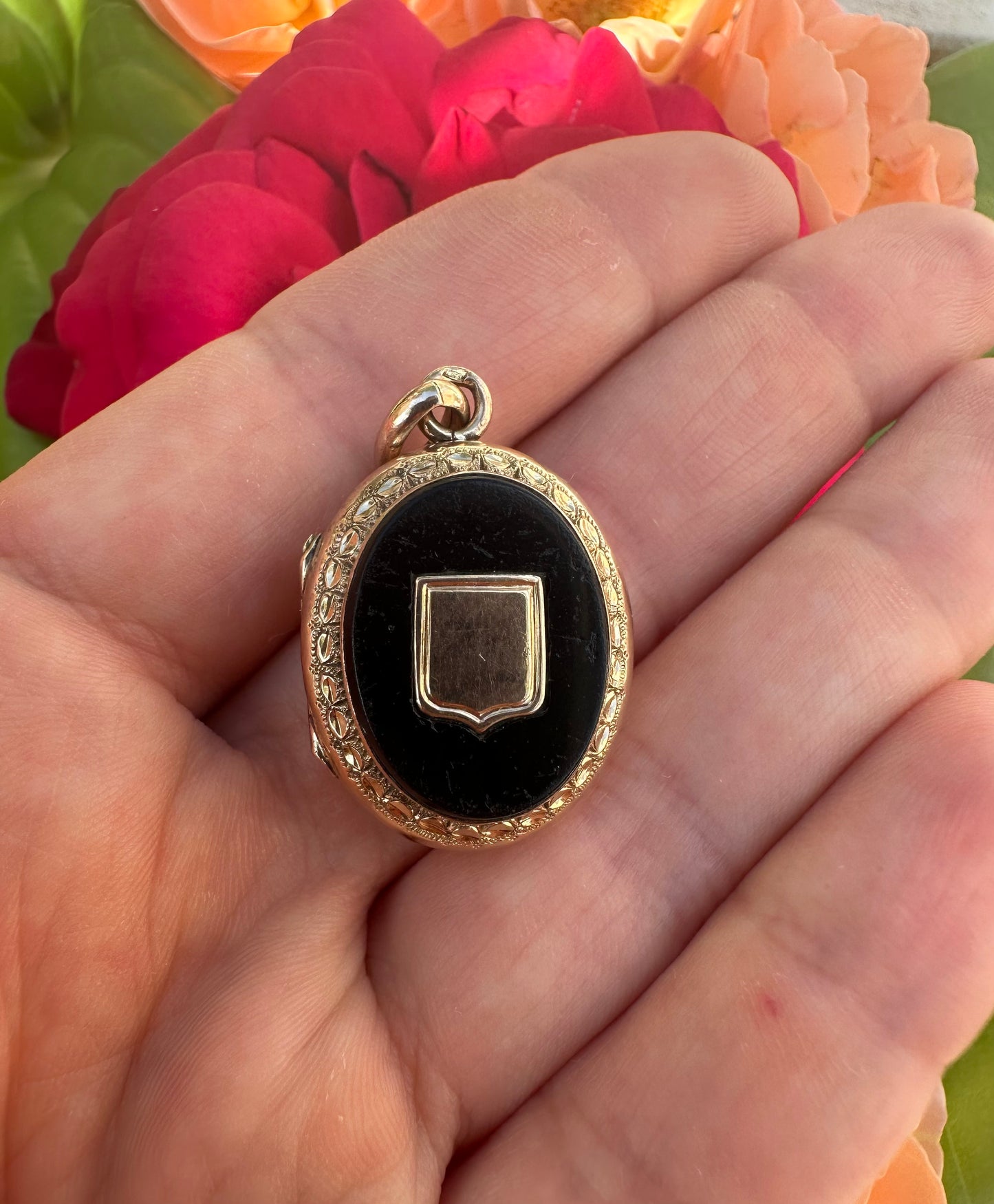 Black Onyx Locket