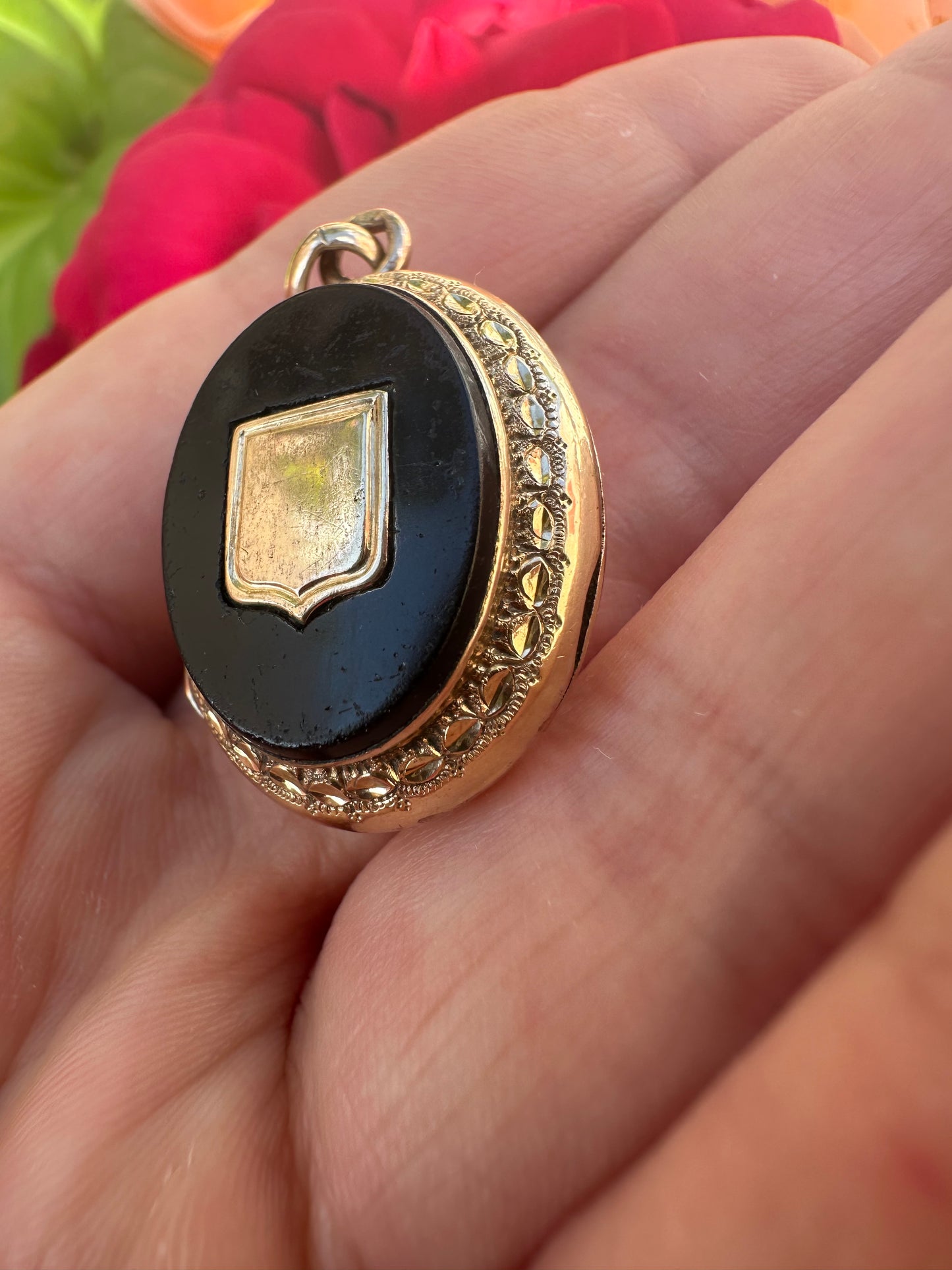 Black Onyx Locket