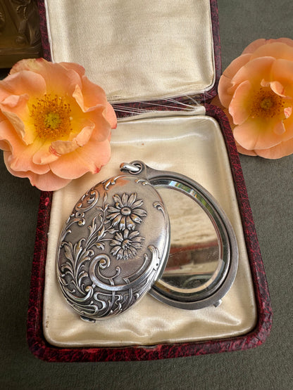 Art Nouveau Mirror Locket