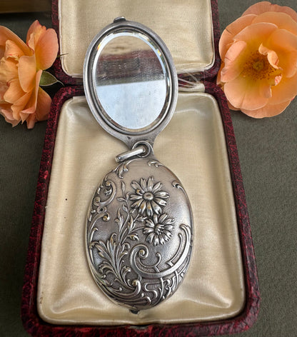 Art Nouveau Mirror Locket