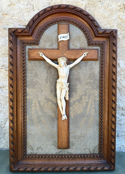 Large Carved Crucifix